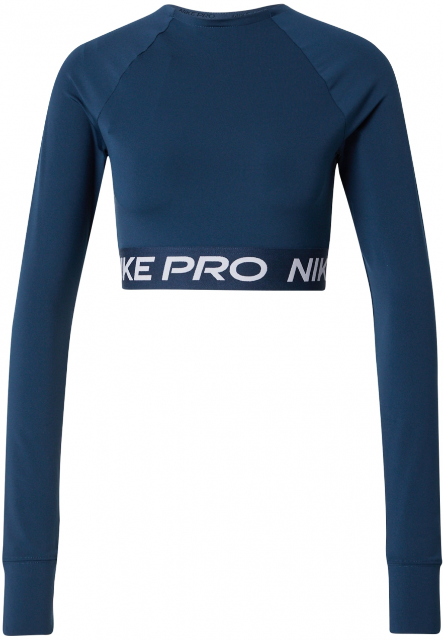 NIKE Funkčné tričko 'PRO'  námornícka modrá / biela