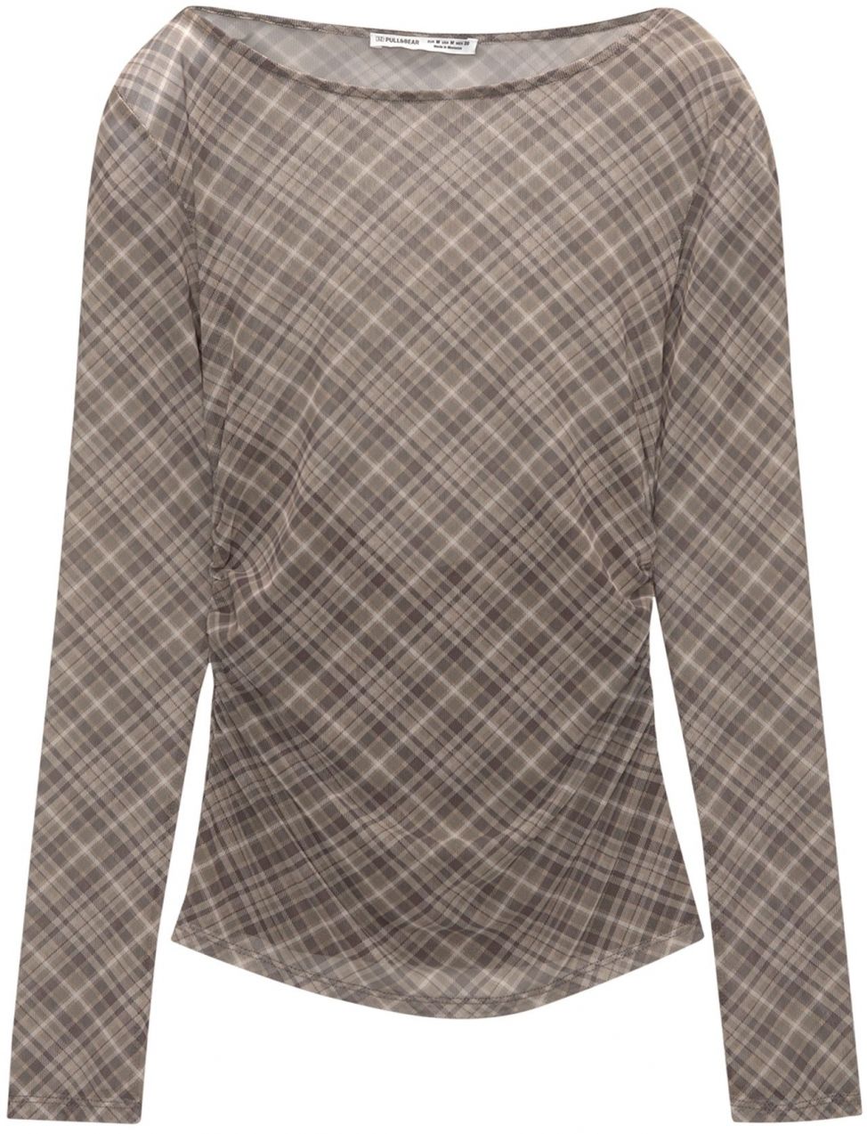 Pull&Bear Tričko  svetlobéžová / svetlohnedá