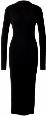 DRYKORN Pletené šaty 'AMARILIA_2'  čierna