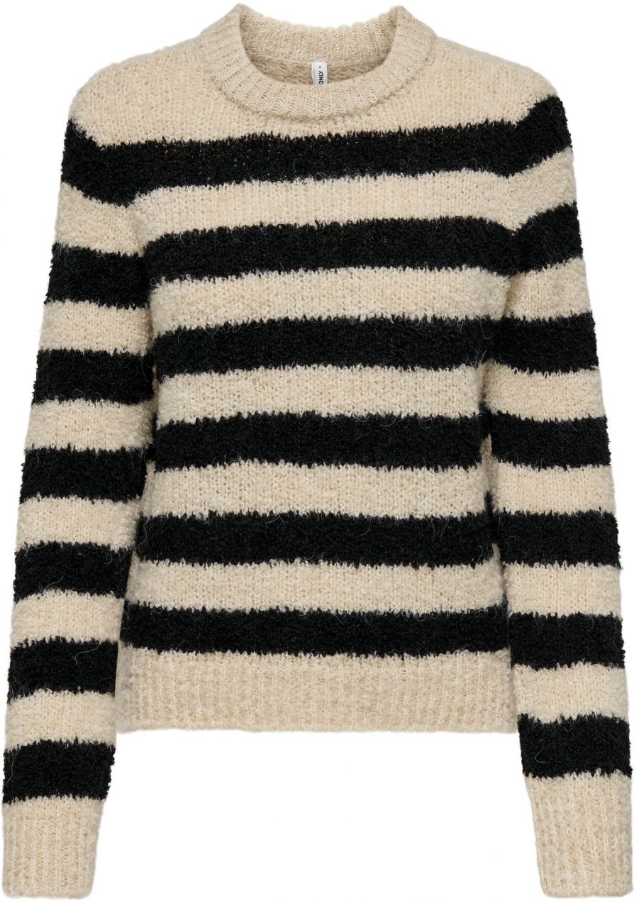 ONLY Sveter 'ONLJESSICA'  béžová / čierna