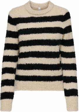 ONLY Sveter 'ONLJESSICA'  béžová / čierna