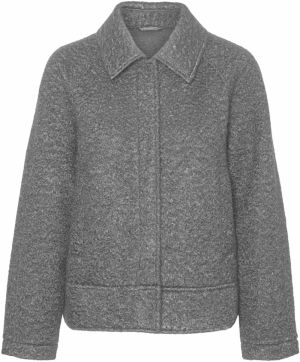 VERO MODA Prechodná bunda  sivá