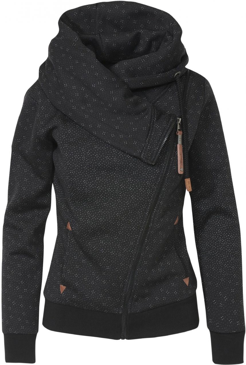 KOROSHI Mikina  čierna / biela