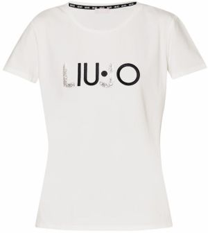 Liu Jo Tričko  strieborná / biela