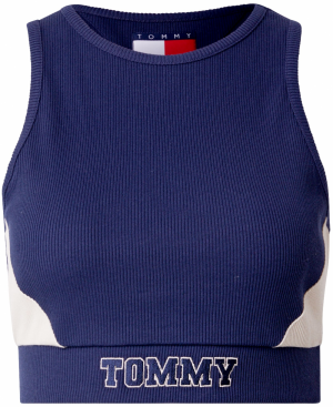 Tommy Jeans Top 'GAME DAY'  námornícka modrá / šedobiela
