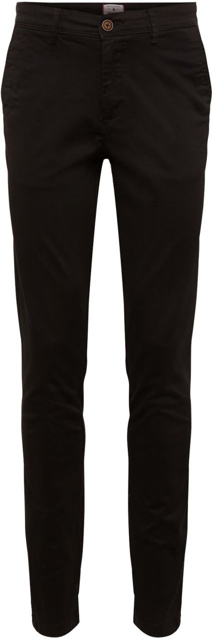 JACK & JONES Chino nohavice 'JJIMarco JJBowie'  čierna