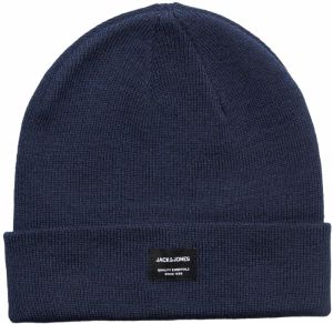 JACK & JONES Čiapky 'JJDNA'  námornícka modrá