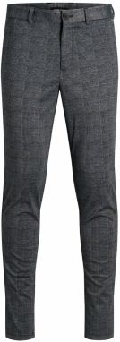 JACK & JONES Chino nohavice 'JJIMarco JJPhil'  modrozelená / sivá / tmavosivá