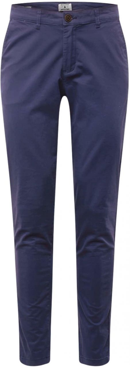 JACK & JONES Chino nohavice 'JPSTMarco JJDave'  námornícka modrá