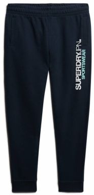 Superdry Nohavice  námornícka modrá / mätová / biela