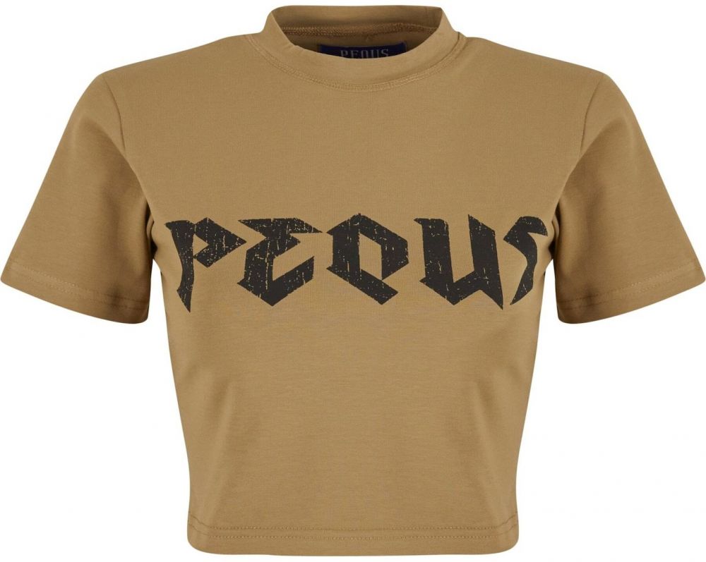 Pequs Tričko  olivová / čierna