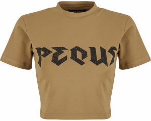 Pequs Tričko  olivová / čierna