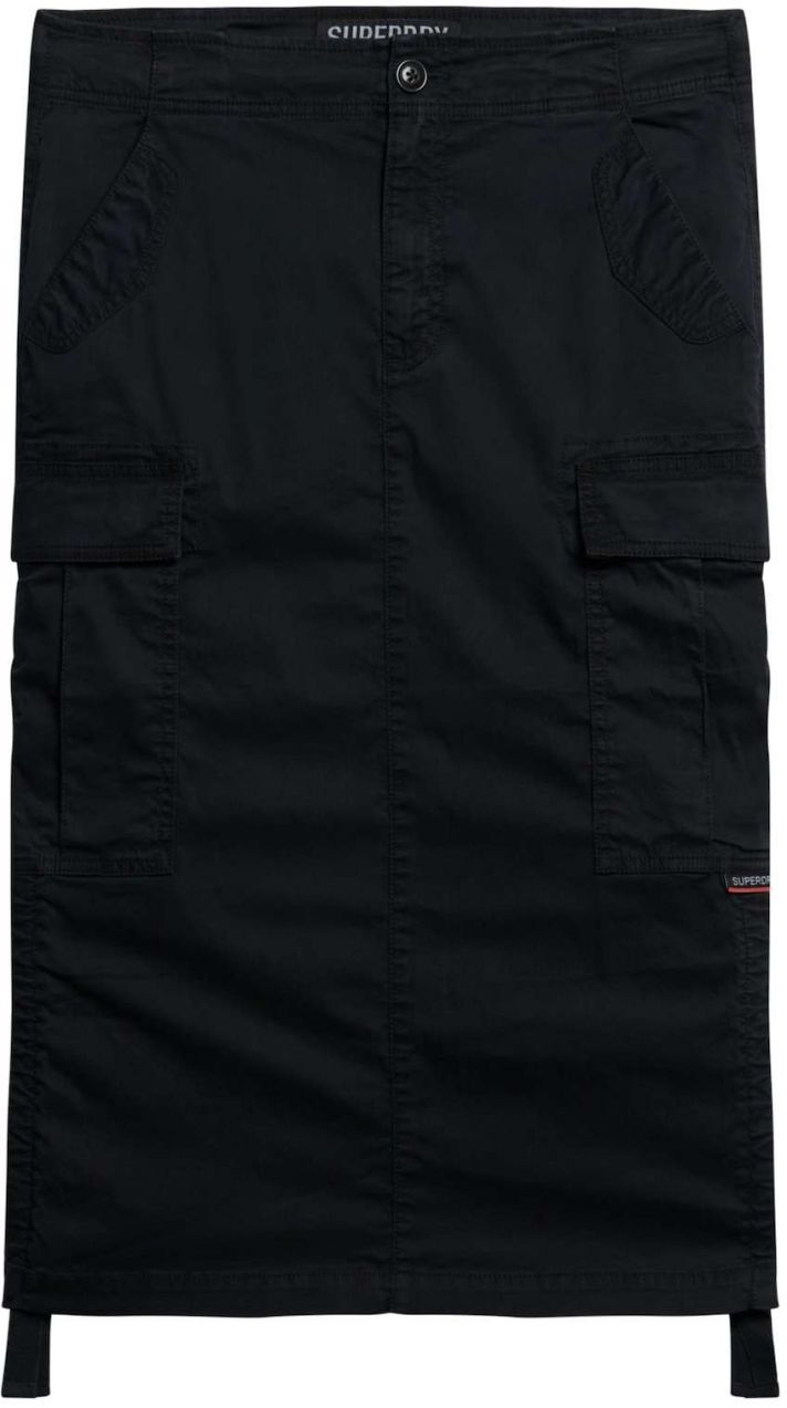 Superdry Sukňa  čierna