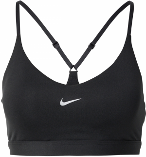 NIKE Športová podprsenka 'INDY'  čierna / biela