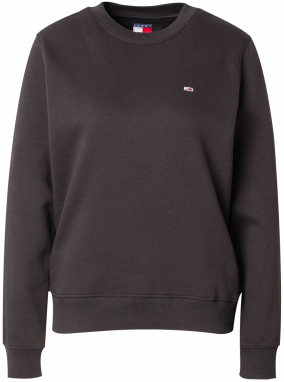 Tommy Jeans Mikina  čierna