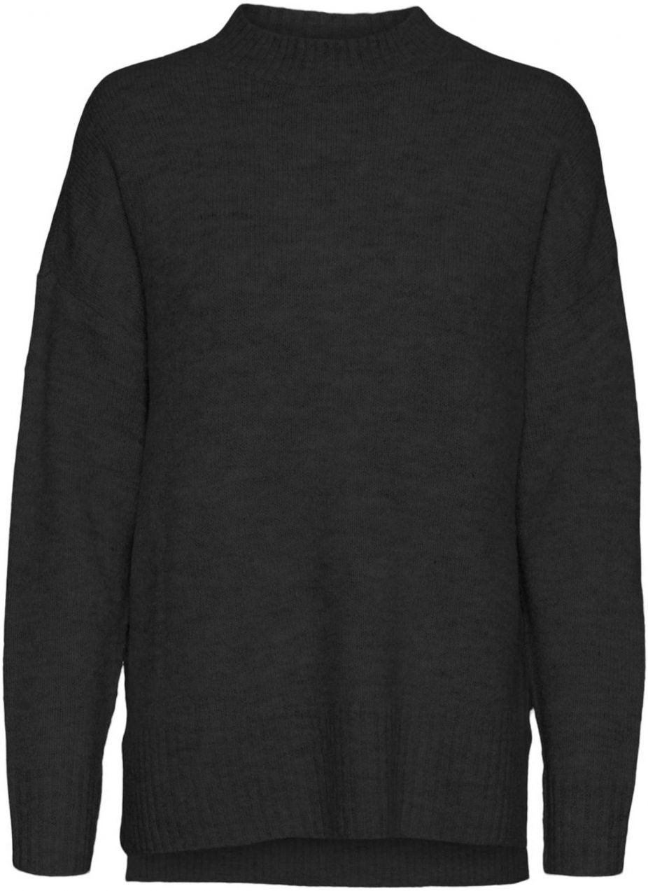 VERO MODA Sveter 'VMLEFILE'  čierna