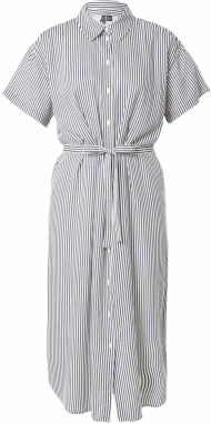 VERO MODA Košeľové šaty 'VMBumpy'  námornícka modrá / biela