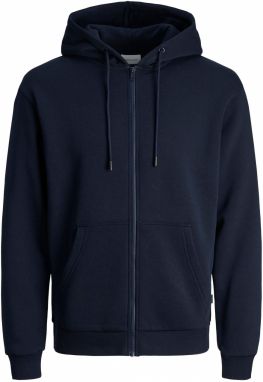 JACK & JONES Tepláková bunda 'JJEBradley'  námornícka modrá