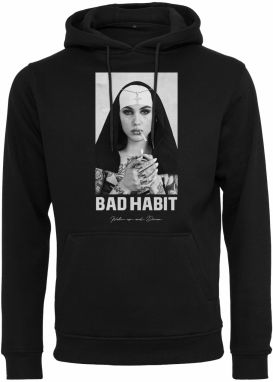 Mister Tee Mikina 'Bad Habit'  sivá / svetlosivá / čierna
