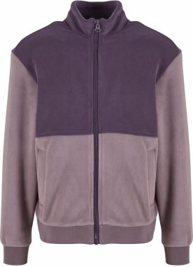 Urban Classics Flisová bunda  svetlofialová / tmavofialová
