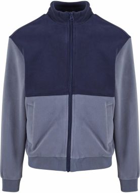 Urban Classics Flisová bunda  námornícka modrá / dymovo modrá