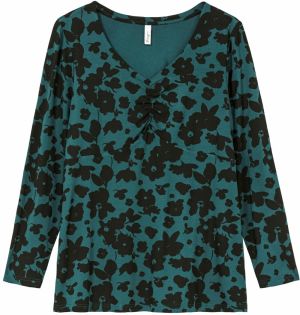 SHEEGO Tričko  zelená / čierna