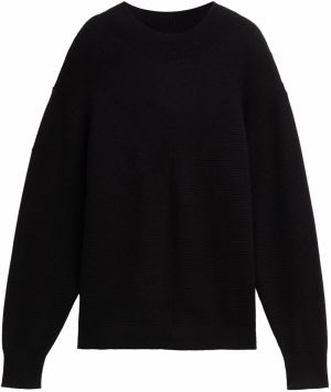 TOM TAILOR DENIM Sveter  čierna
