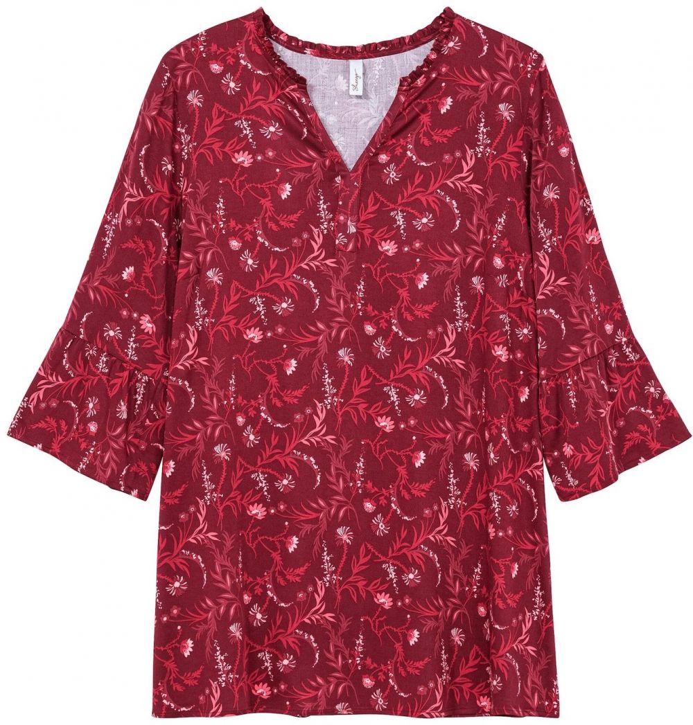 SHEEGO Tunika  pastelovo ružová / svetloružová / krvavo červená / karmínovo červená