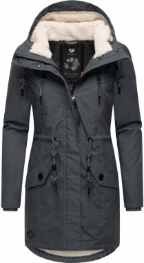 Ragwear Zimná parka 'Elsie'  nebielená / tmavosivá