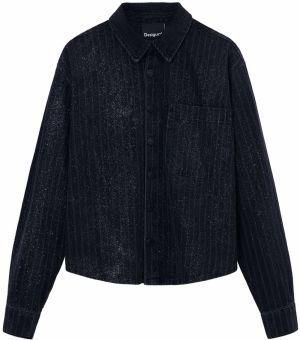 Desigual Prechodná bunda  modrá