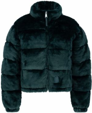 ALPHA INDUSTRIES Zimná bunda  zelená / strieborná