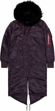 ALPHA INDUSTRIES Zimná bunda  krvavo červená / burgundská