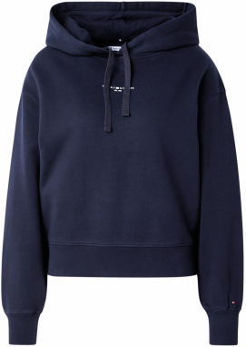 TOMMY HILFIGER Sveter 'Essential'  námornícka modrá / biela