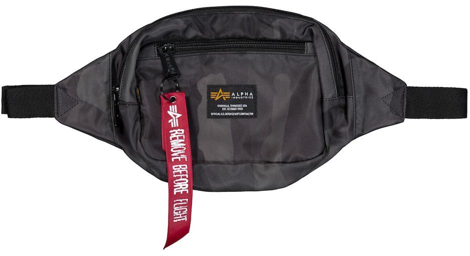 ALPHA INDUSTRIES Ľadvinka  sivá / čierna