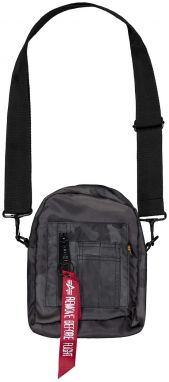 ALPHA INDUSTRIES Taška cez rameno  antracitová / dymovo šedá / tmavosivá
