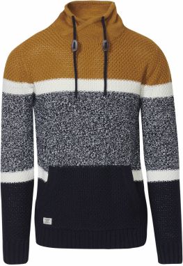 KOROSHI Sveter  okrová / sivá / čierna / biela