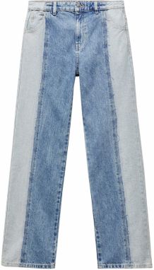 MANGO Džínsy 'Olivia'  modrá denim / svetlomodrá