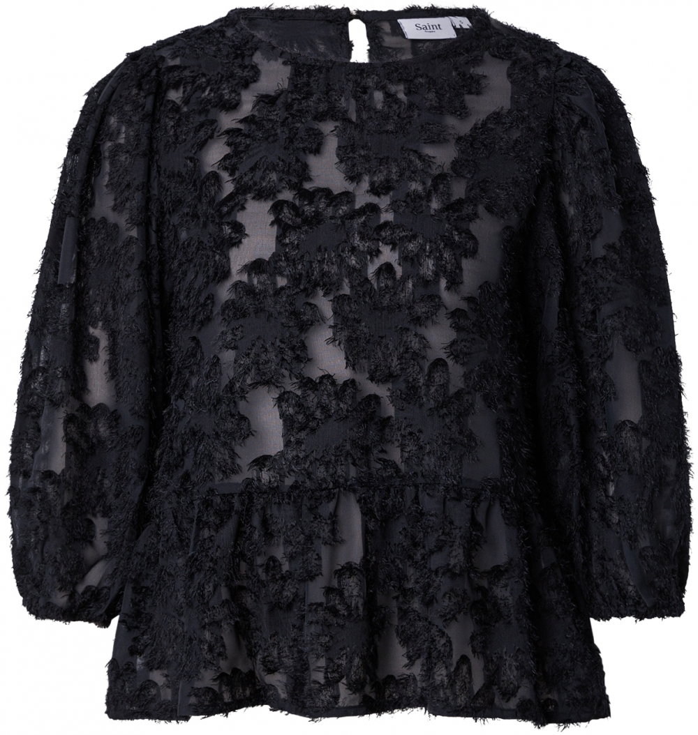 SAINT TROPEZ Blúzka 'Giovanna'  čierna