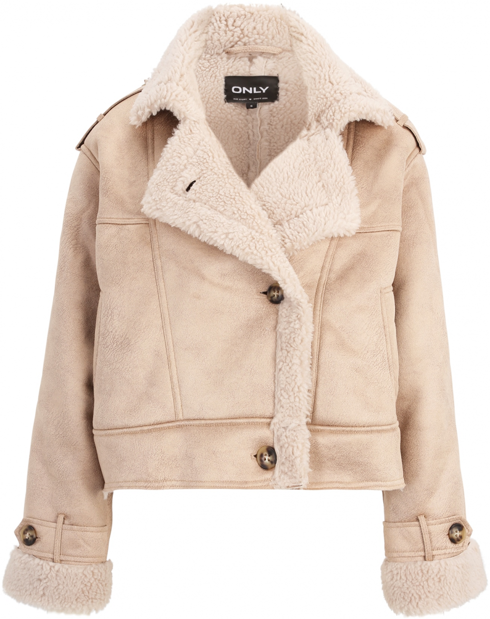 ONLY Prechodná bunda 'ONLYLVA'  svetlobéžová