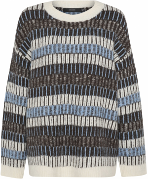 Vero Moda Petite Sveter 'VMTIFFANY'  béžová / svetlomodrá / čierna
