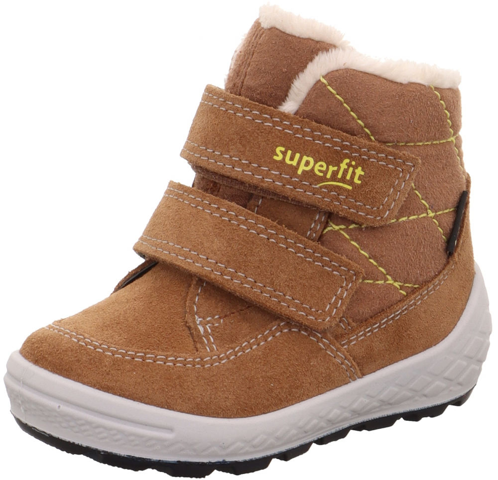 SUPERFIT Čižmy 'Groovy 2.0'  karamelová / žltá
