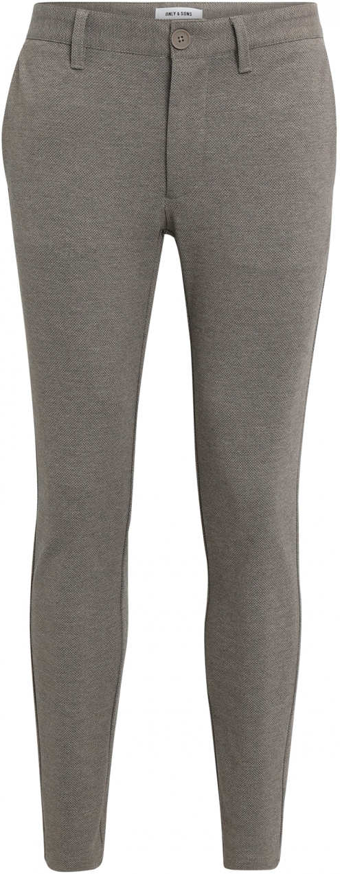 Only & Sons Chino nohavice 'ONSMark'  hnedá melírovaná