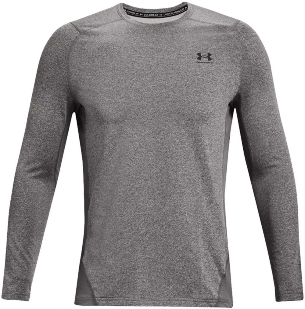 UNDER ARMOUR Funkčné tričko  sivá melírovaná / čierna