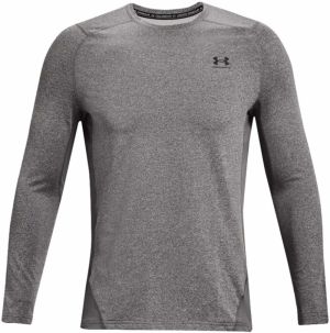 UNDER ARMOUR Funkčné tričko  sivá melírovaná / čierna