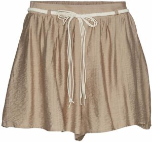 VERO MODA Nohavice 'VMOpera'  svetlobéžová / tmavobéžová