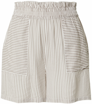 VERO MODA Nohavice 'VMBUMPY'  béžová / biela