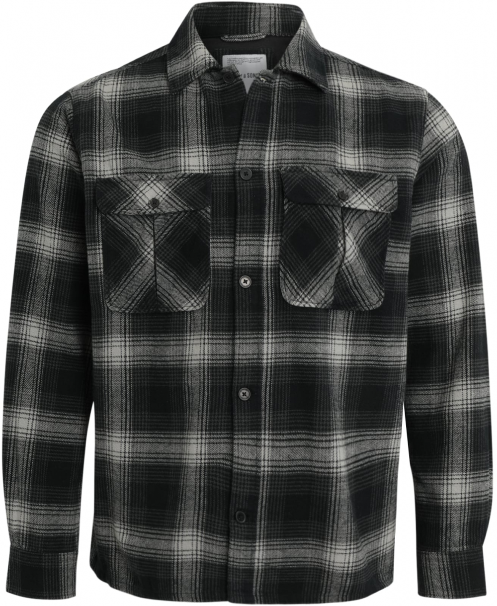 Only & Sons Košeľa 'ONSCEDRIC'  sivá / čierna