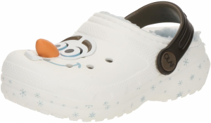 Crocs Otvorená obuv 'Frozen Olaf Classic'  svetlomodrá / čokoládová / oranžová / biela