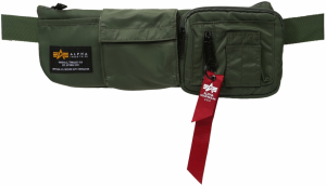 ALPHA INDUSTRIES Ľadvinka  kaki / červená / čierna / biela