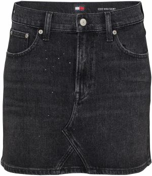 Tommy Jeans Sukňa 'Izzie'  čierny denim